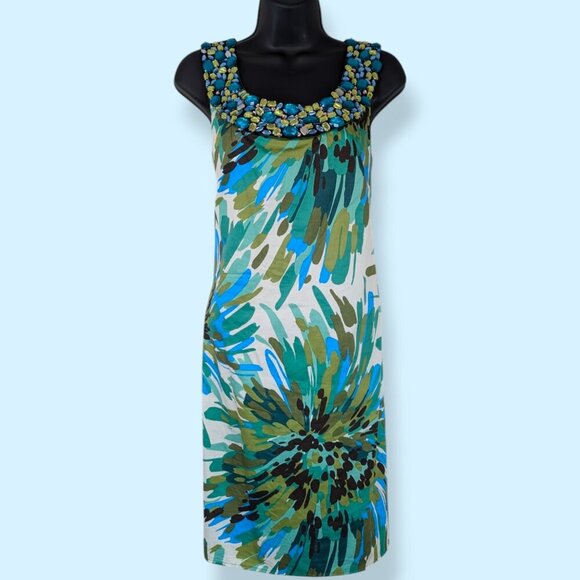 Rabbit Rabbit Rabbit Beaded Sleeveless Dress (AS IS) - Picture 1 of 6